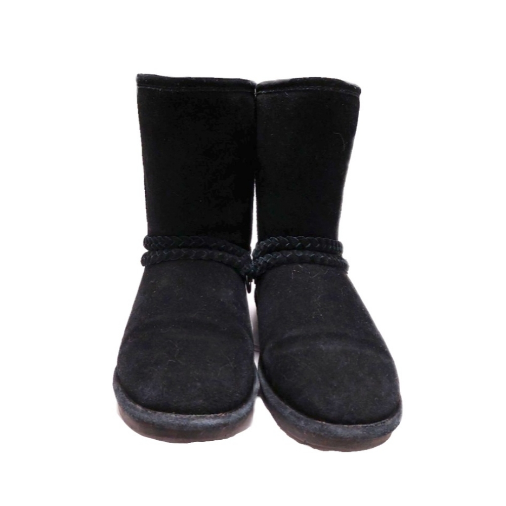 Bearpaw Womens 9M Black Adele Suede Pull On Boots - Picture 7 of 10